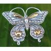 Silver Butterfly Brooches