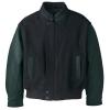 Melton Leather Jacket