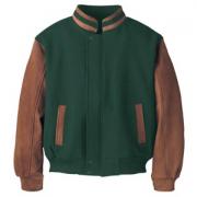 Wholesale Melton And Nubuck Leather Jacket