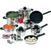 21pc Stainless Steel Cookware Set wholesale