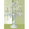 3 Light Clear Crystal Table Lamp