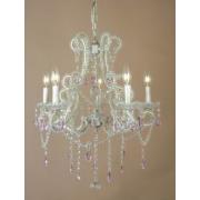Wholesale 5 Light Pink Crystal Chandelier