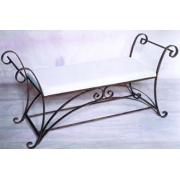 Wholesale Scroll Arm Double Bench