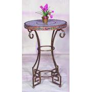 Wholesale Grecian Leg With Multi Colour Glass Top