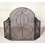 Wholesale Fireplace Scroll Screen With Side Panel