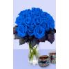 12 Blue Roses