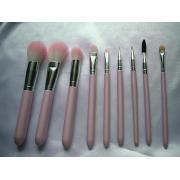 Wholesale Pink Wooden Handle Cosmetic Brushes