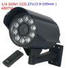 CCTV Security CCD IR Waterproof High Resolution Zoom Cameras wholesale