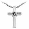 Sterling Silver Clear CZ Pendants