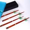 Chopsticks With Ceramic Rest And Saa Paper Box With Silk Lid wholesale