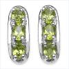 Genuine Peridot .925 Sterling Silver Earrings