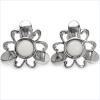 Genuine Opal .925 Sterling Silver Earrings wholesale