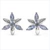 Tanzanite .925 Sterling Silver Earrings