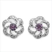 Wholesale Amethyst .925 Sterling Silver Earrings
