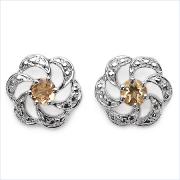 Wholesale Citrine .925 Sterling Silver Earrings