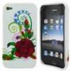 Dropship Iphone 4 Flower Beauty Plastic TPU Cases wholesale