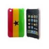 Dropship Ghana Flag Iphone 3GS Polished Hard Cases wholesale
