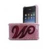 Dropship Alphabetic W Flag Iphone 4G Swarovski Hard Covers wholesale