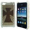 Dropship Latin Cross Embellished IPhone 4G Swarovski Hard Covers wholesale
