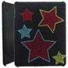 Dropship Rhinestone Five Stars IPad Hard Cover Cases wholesale