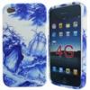 Dropship Blue White Porcelain IPhone 4 TPU Cases wholesale