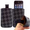 Dropship LV Style Design Leather Pouches For IPhone 4 Classic wholesale