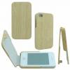 Dropship Wood Grain Leather IPhone 4G Cases wholesale