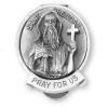 Fine Pewter Saint Brendan Visor Clip wholesale