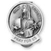 Fine Pewter Saint Catherine Of Siena Visor Clip wholesale