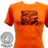 Versace Orange Colour T Shirts wholesale