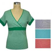 Wholesale Missy Striped Knit Tops 1