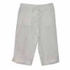 Comfort Zone Missy Linen And Cotton Blend Capri Pants wholesale