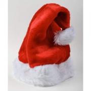 Wholesale Red Plush Christmas Santa Hats