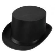 Wholesale Classic Black Satin Top Hats