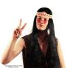 Long Black Hippie Wigs