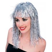 Wholesale Silver Tinsel Wigs