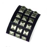Wholesale Silver Studded Biker Wristbands