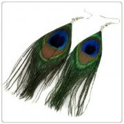 Wholesale Peacock Feather Earrings