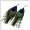 Peacock Feather Earrings