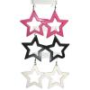 Plastic Star Earrings