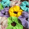 Pastel Green Scrunchie Hair Ties wholesale