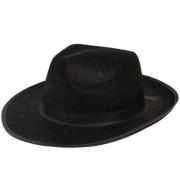 Wholesale Black Wide Brim Gangster Felt Hats