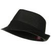Black Poly Cotton Hats
