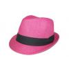 Hot Pink Tweed Cuban Hats