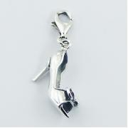 Wholesale Antiqued Sterling Silver High Heels Shoe Charms