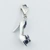 Antiqued Sterling Silver High Heels Shoe Charms
