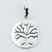 Wholesale Stamped Polished Sterling Silver Tree Of Life Pendants