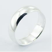 Wholesale Plain Sterling Highly Reflective Surface Silver Band Rings