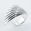 Casted Sterling Silver Extended Wing Rings