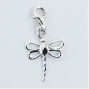 Wholesale Plain Sterling Silver With Lobster Clasp Dragonfly Charms